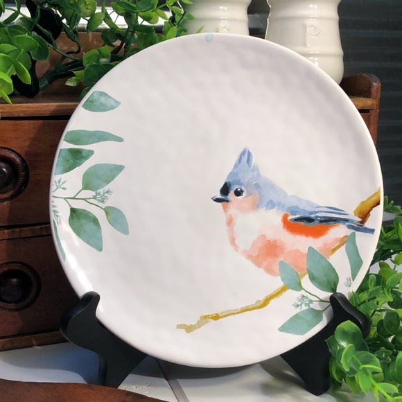 Wild Bird Plates Cardinal Bluebird Designs NWT Set of 2 by Giftcraft Collection - Picture 8 of 13